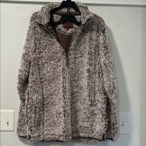 Girlie Girl Brown Sherpa Jacket